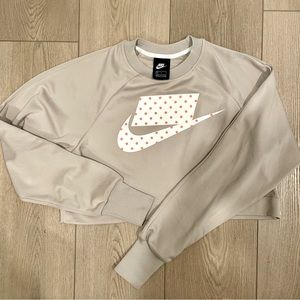 Nike cropped crewneck sweatshirt